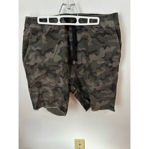 Zanerobe Drawstring Camo Cut Off Shorts